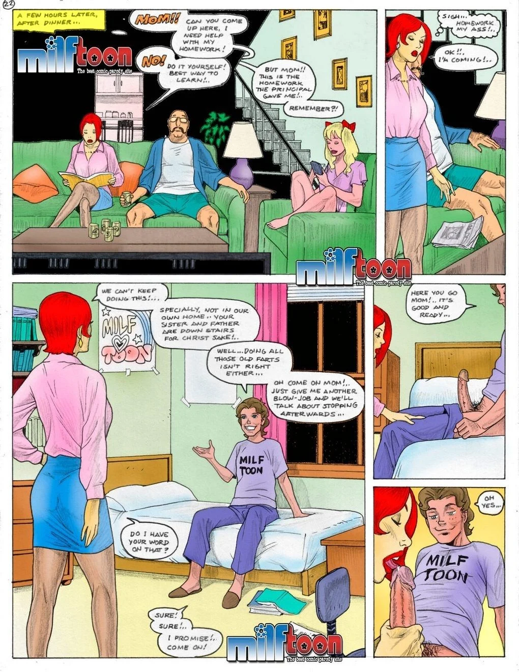 Family porn comic picture 23