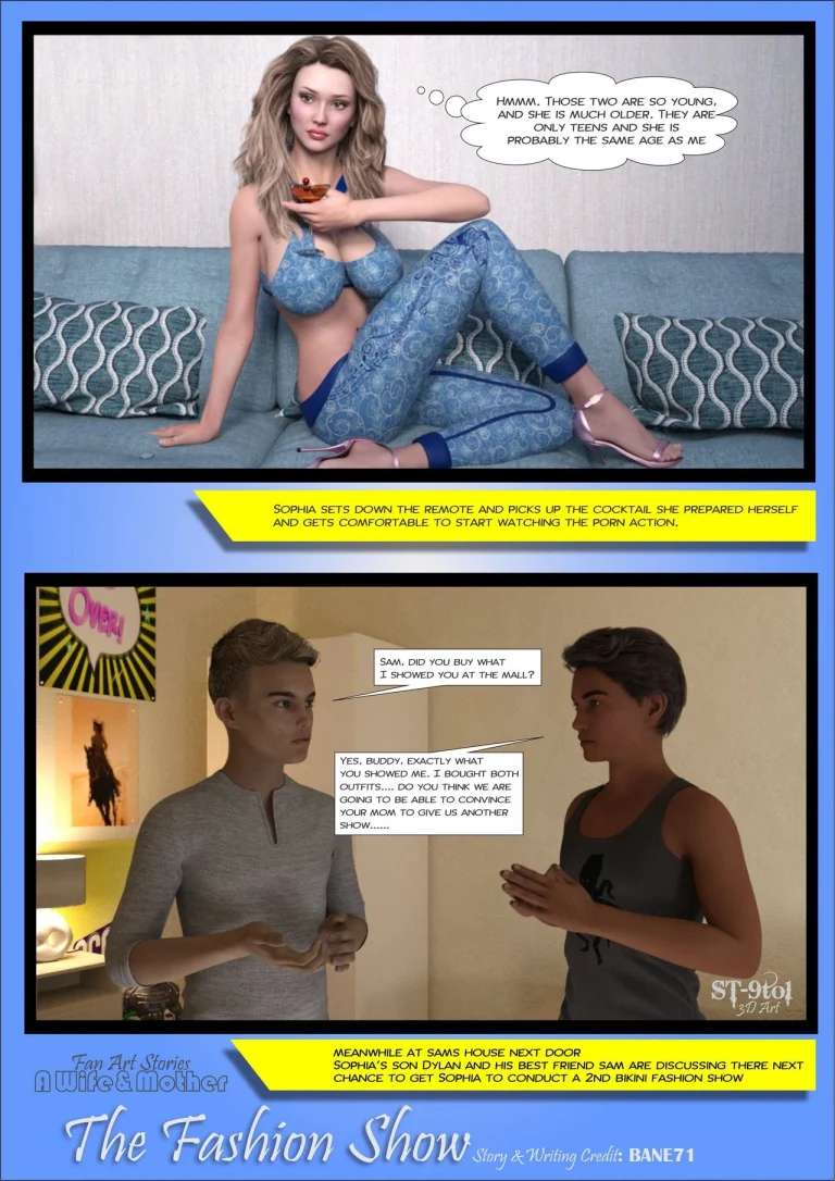 Fan Art Stories Ch. 1 - The Fashion Show porn comic picture 2