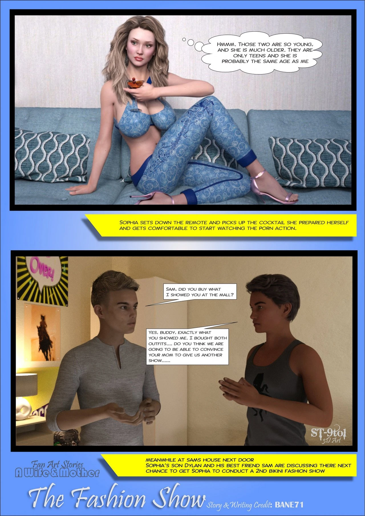 Fan Art Stories Ch. 1 - The Fashion Show porn comic picture 2