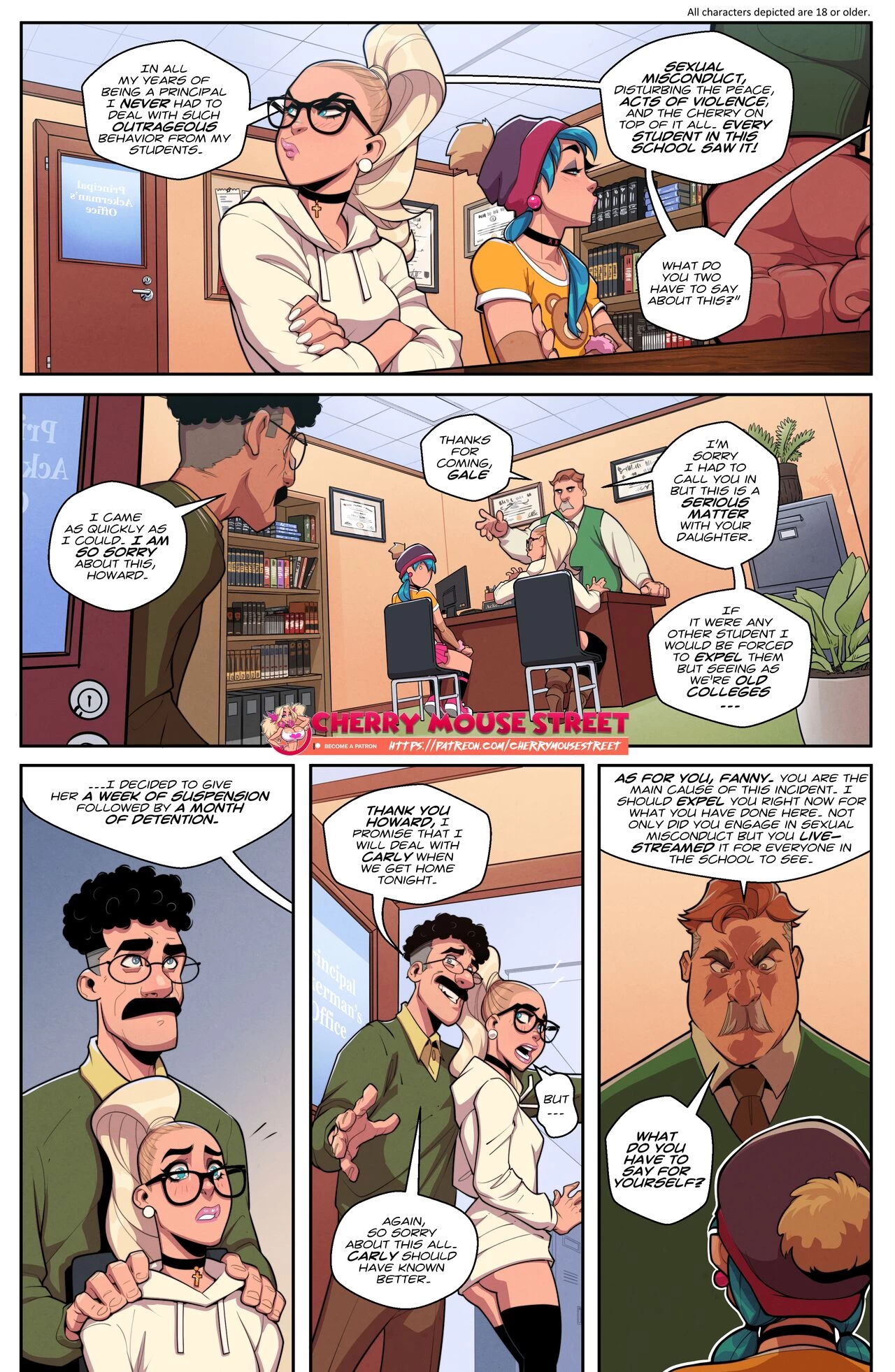 Fanny: Bad Cheerleader 2 porn comic picture 2