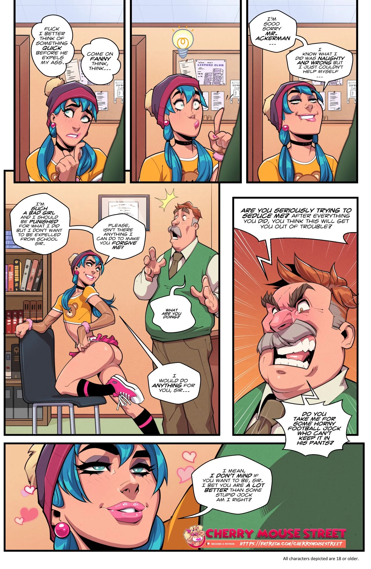 Fanny: Bad Cheerleader 2 porn comic picture 3