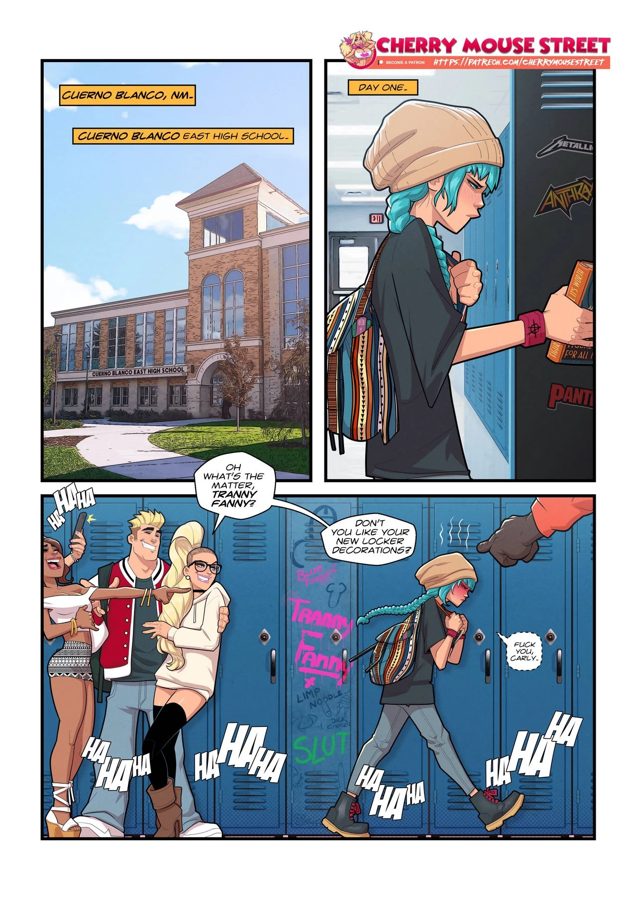 Fanny: Bad Cheerleader porn comic picture 2