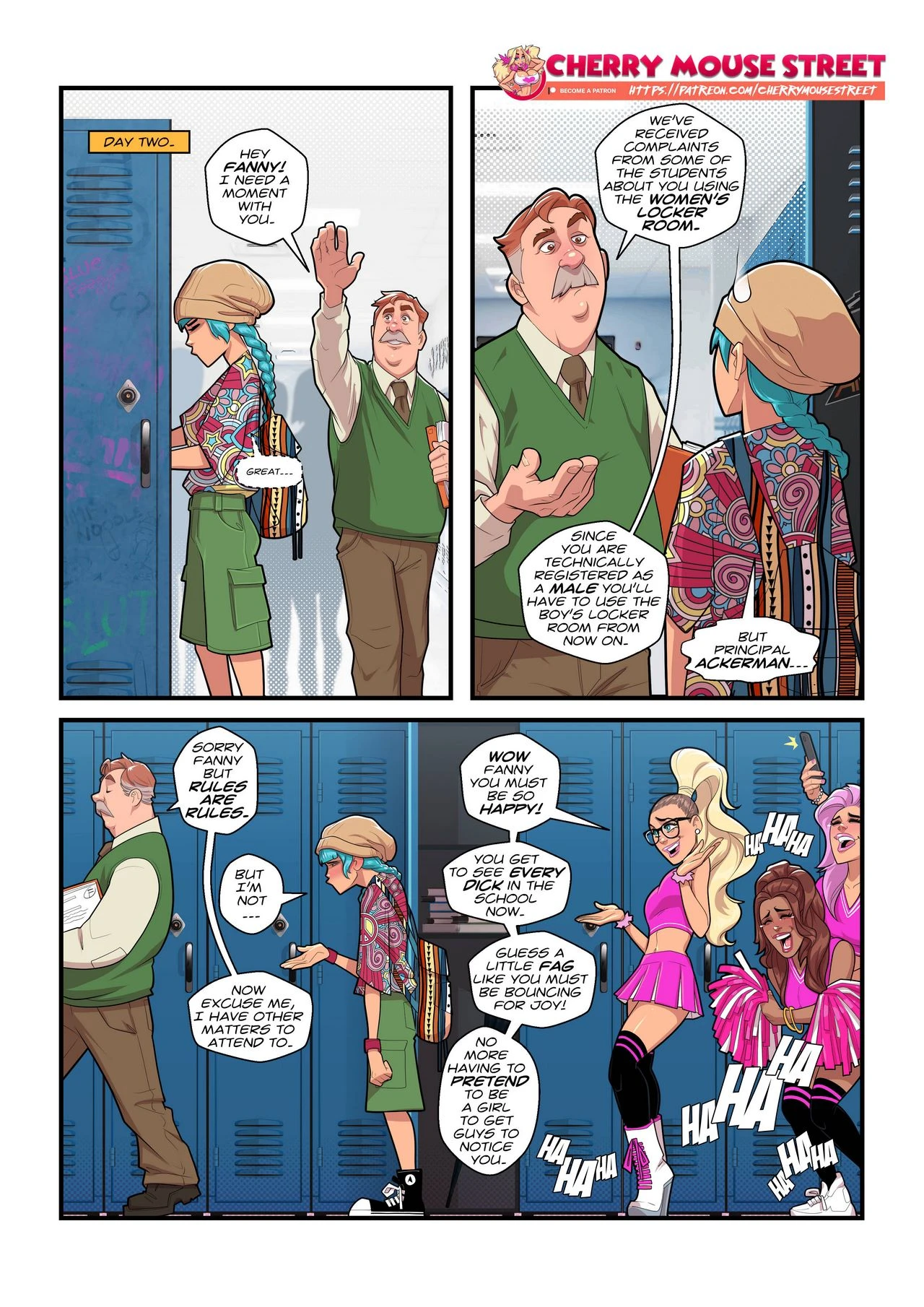 Fanny: Bad Cheerleader porn comic picture 3