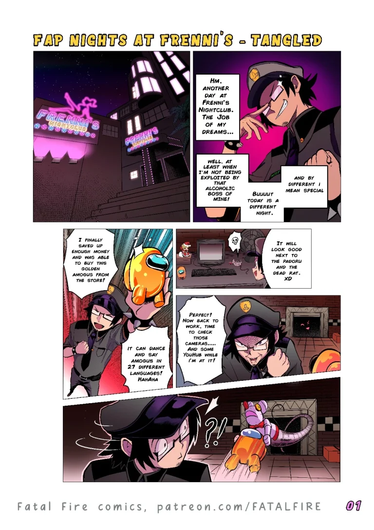 Fap nights at Frennis porn comic picture 4
