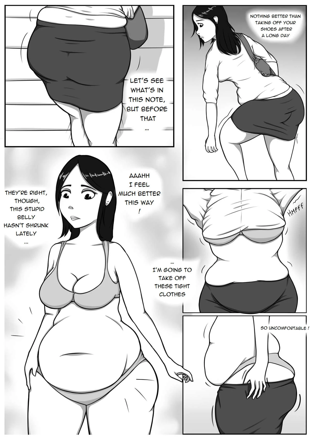 Fat Note porn comic picture 4