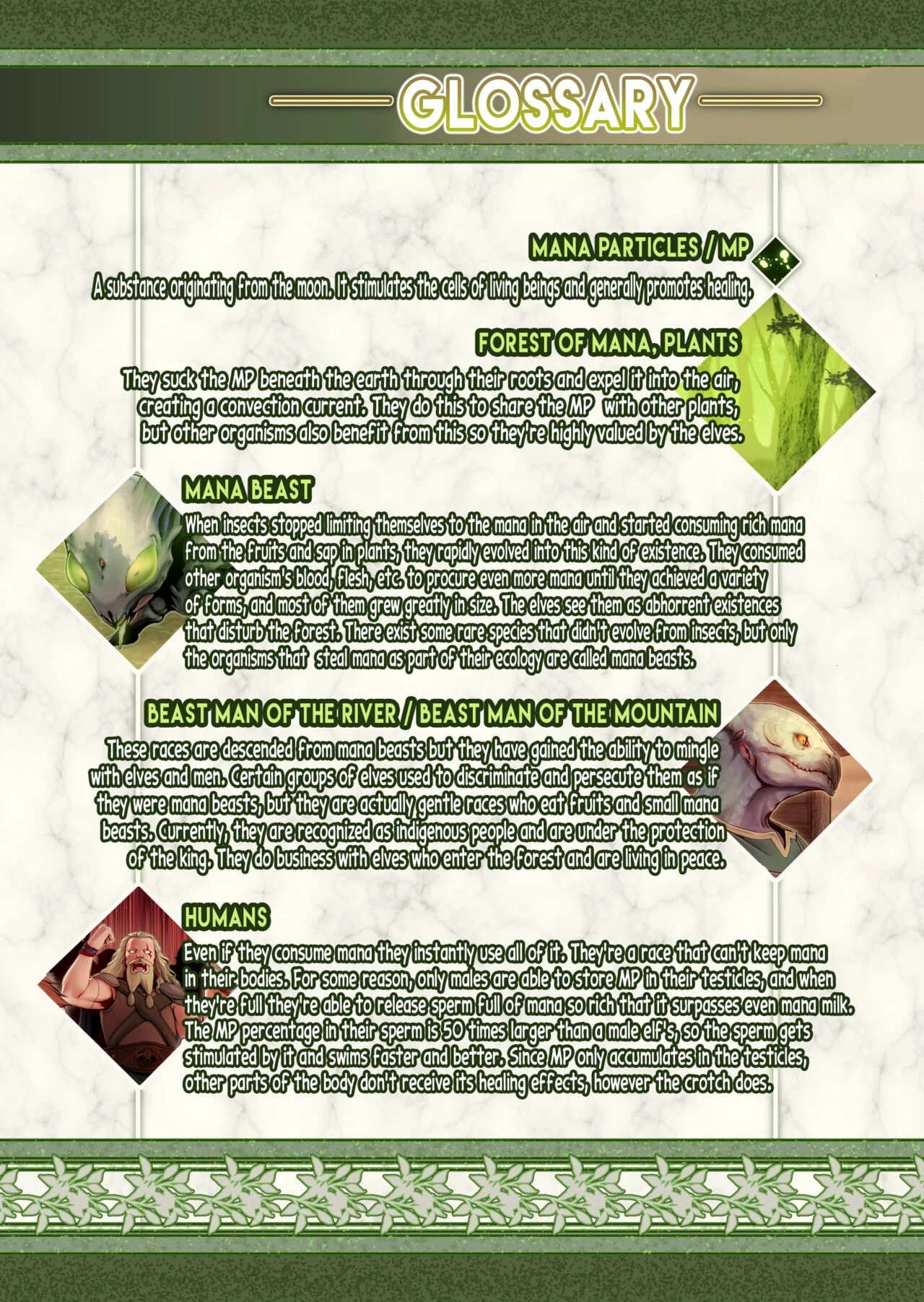 Fel and the Forest of Mana -The big titty elf healer recovers my stamina with her bodily fluids- porn comic picture 62