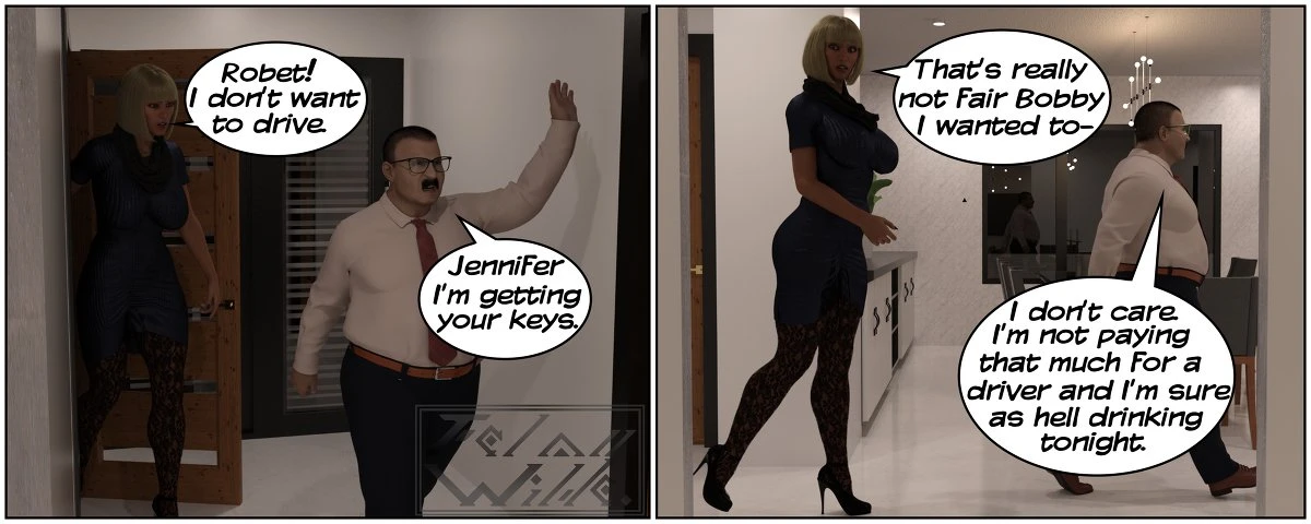 Felan Wilde - Futa Babysitter Lizzie porn comic picture 19