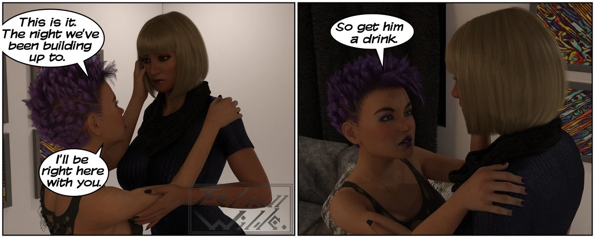 Felan Wilde - Futa Babysitter Lizzie porn comic picture 23