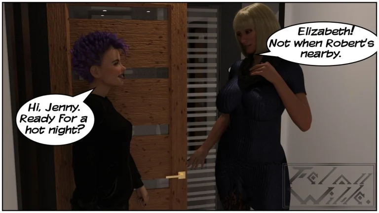 Felan Wilde - Futa Babysitter Lizzie porn comic picture 3