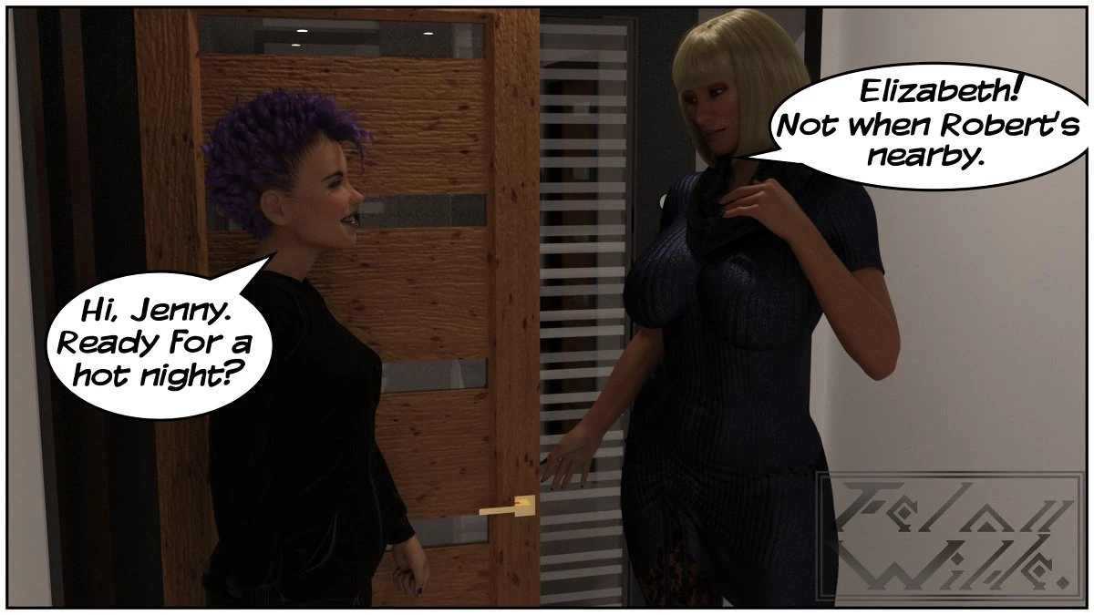 Felan Wilde - Futa Babysitter Lizzie porn comic picture 3