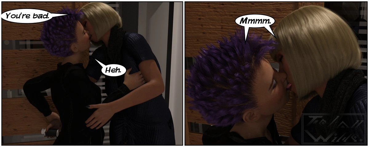 Felan Wilde - Futa Babysitter Lizzie porn comic picture 5