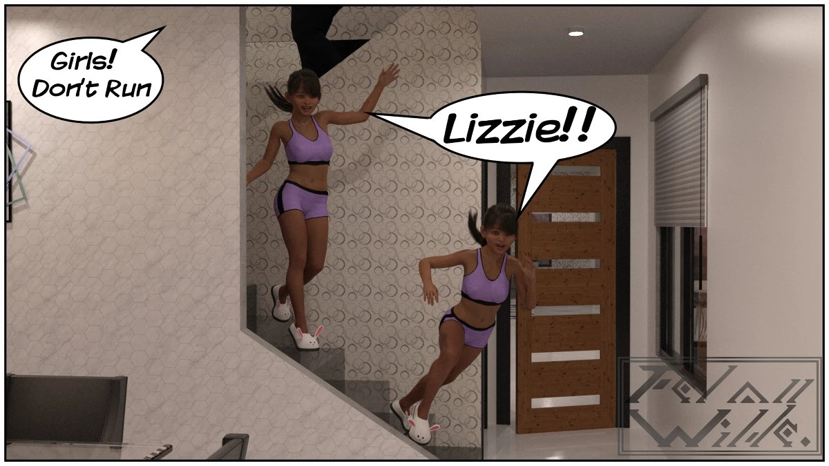 Felan Wilde - Futa Babysitter Lizzie porn comic picture 6