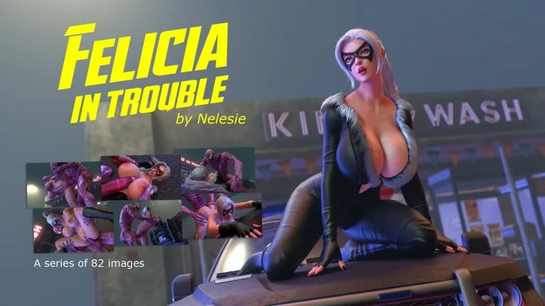 Felicia in Trouble porn comic picture 1