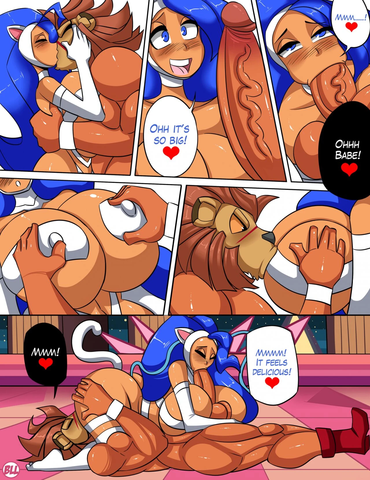 Felicia Vs. Leo porn comic picture 2