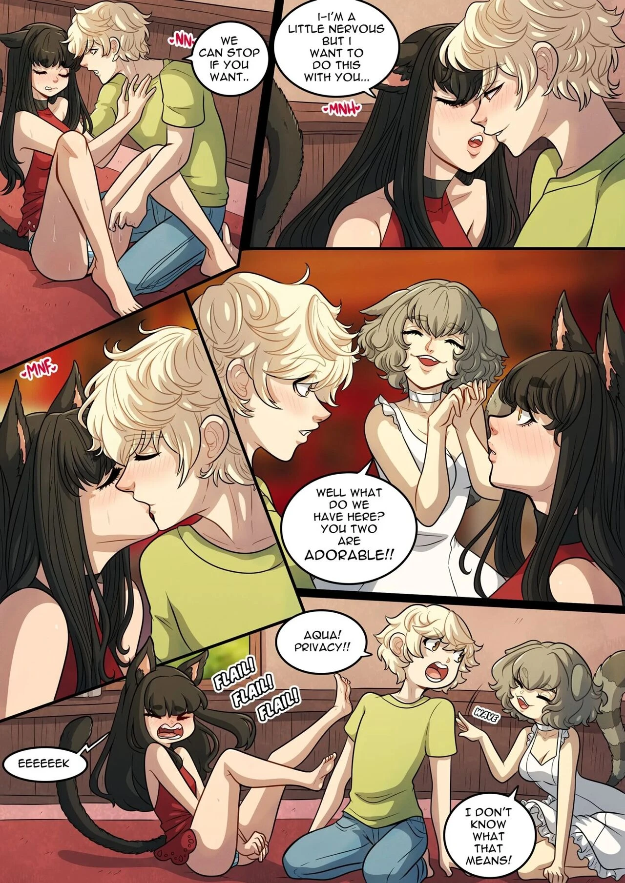 Feline Château 5 porn comic picture 9