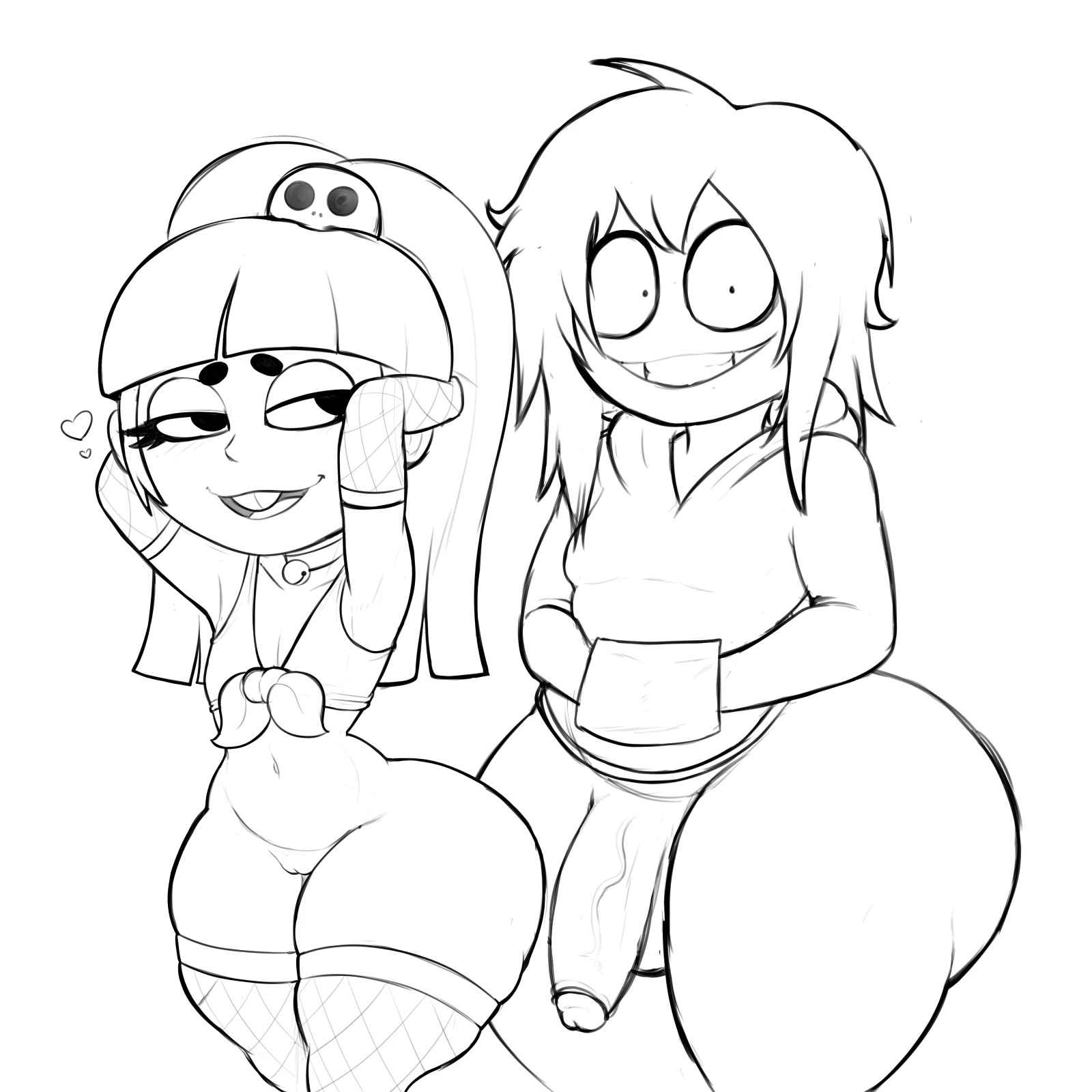 Femboy Jeff the Killer porn comic picture 9