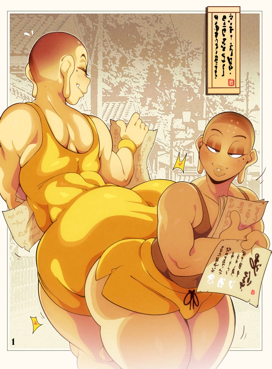Femboy Monks porn comic picture 3