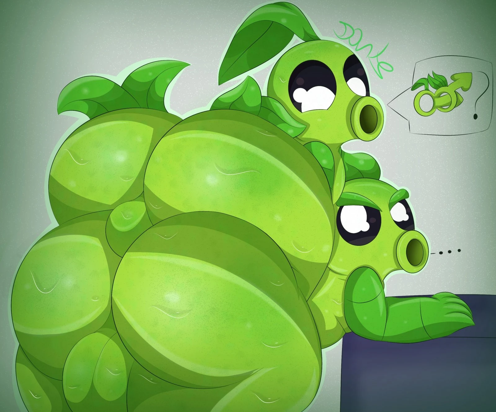 Femboy Plants porn comic picture 1