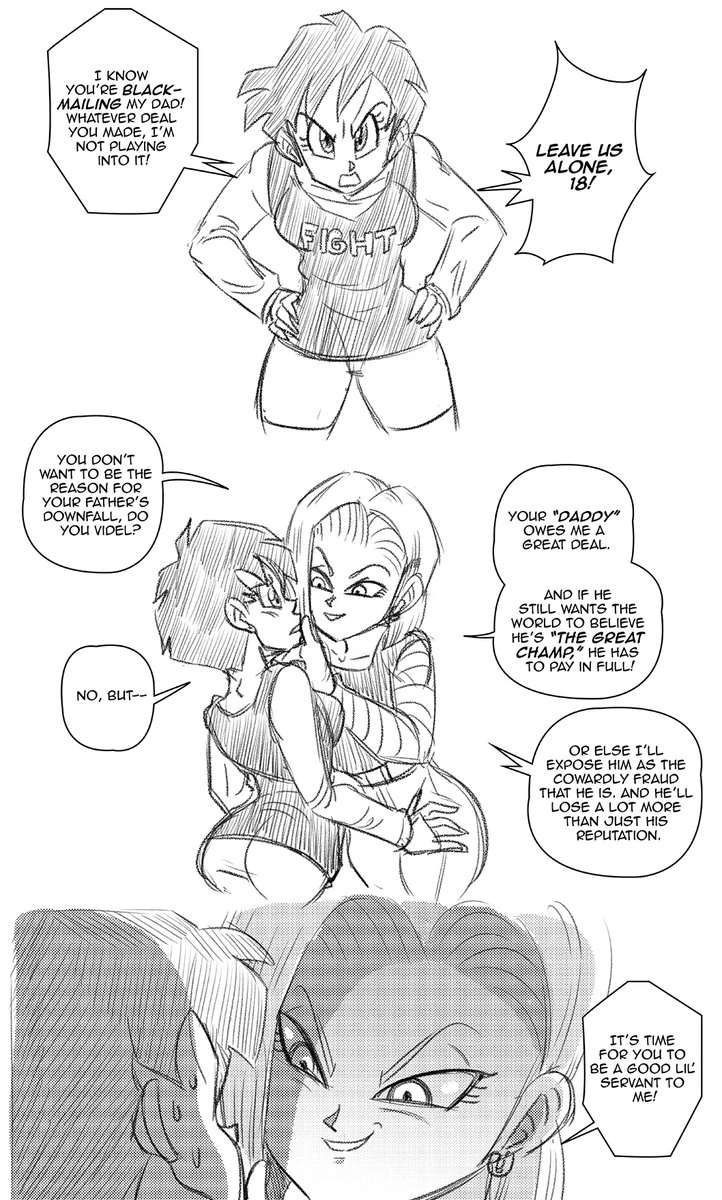 Femslash February (Dragon Ball Z) porn comic picture 4