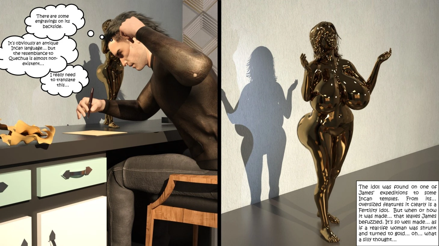 Fertility idol porn comic picture 5