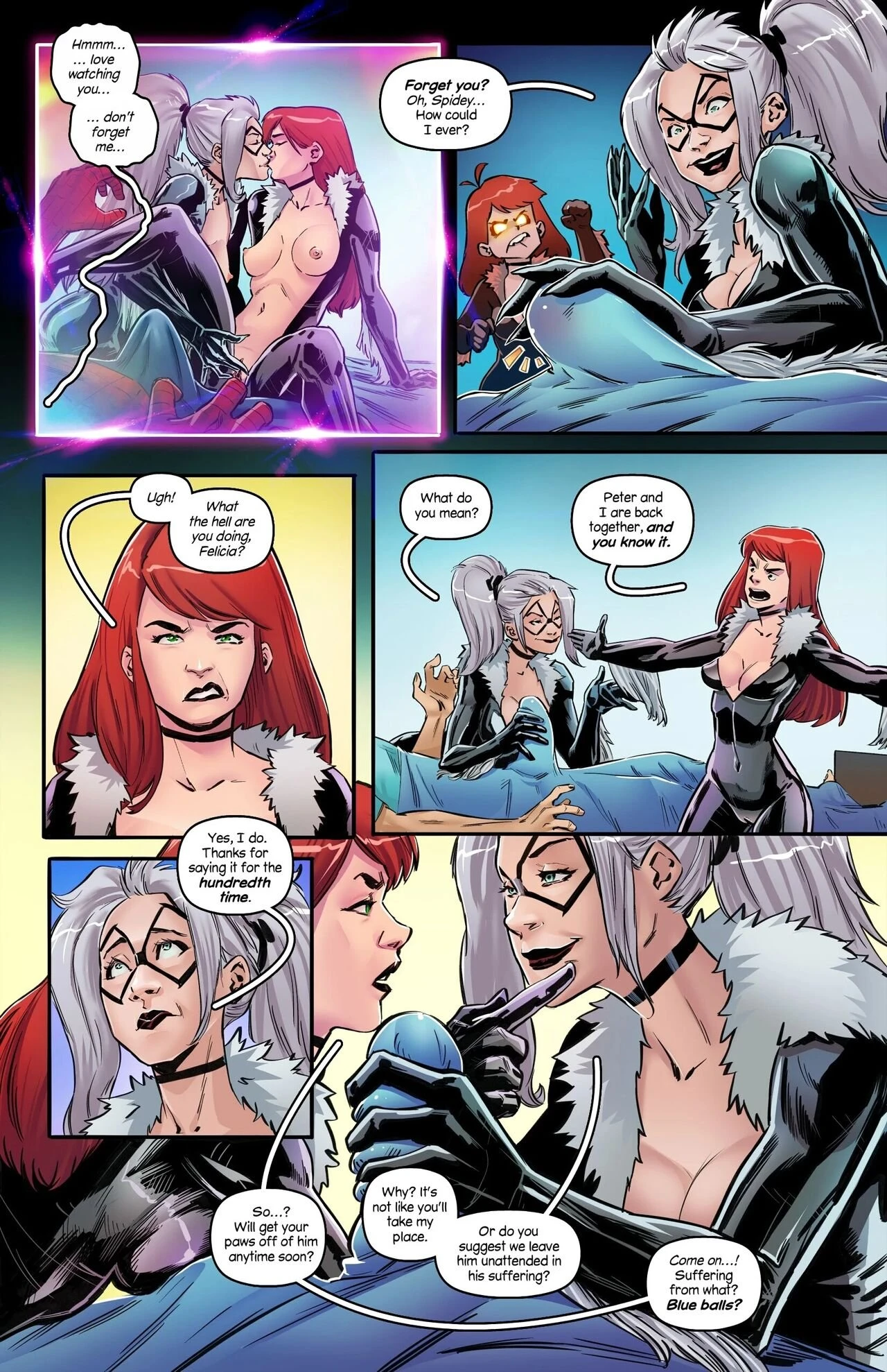 Fevered Feline Figments porn comic picture 4