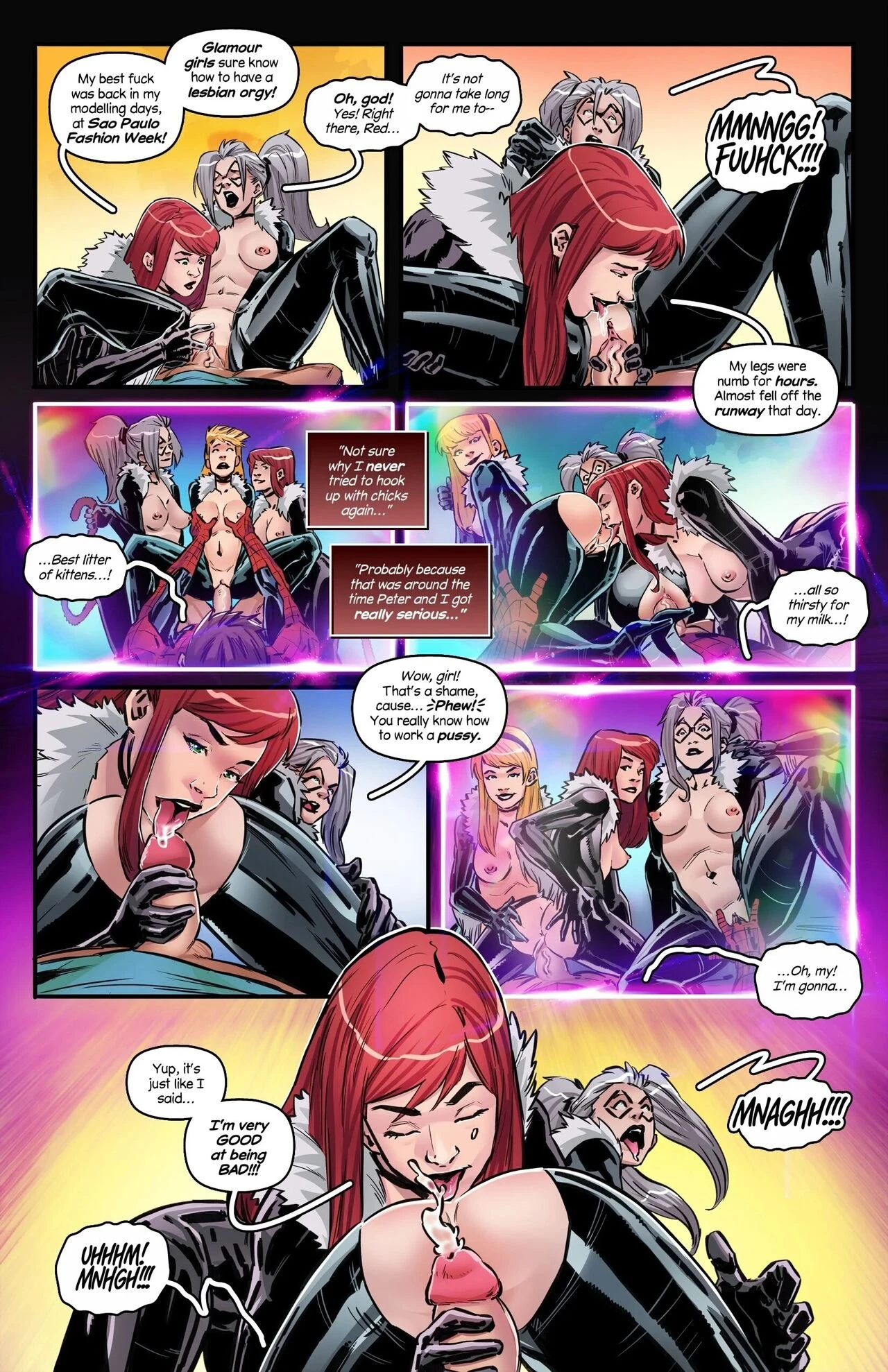 Fevered Feline Figments porn comic picture 9