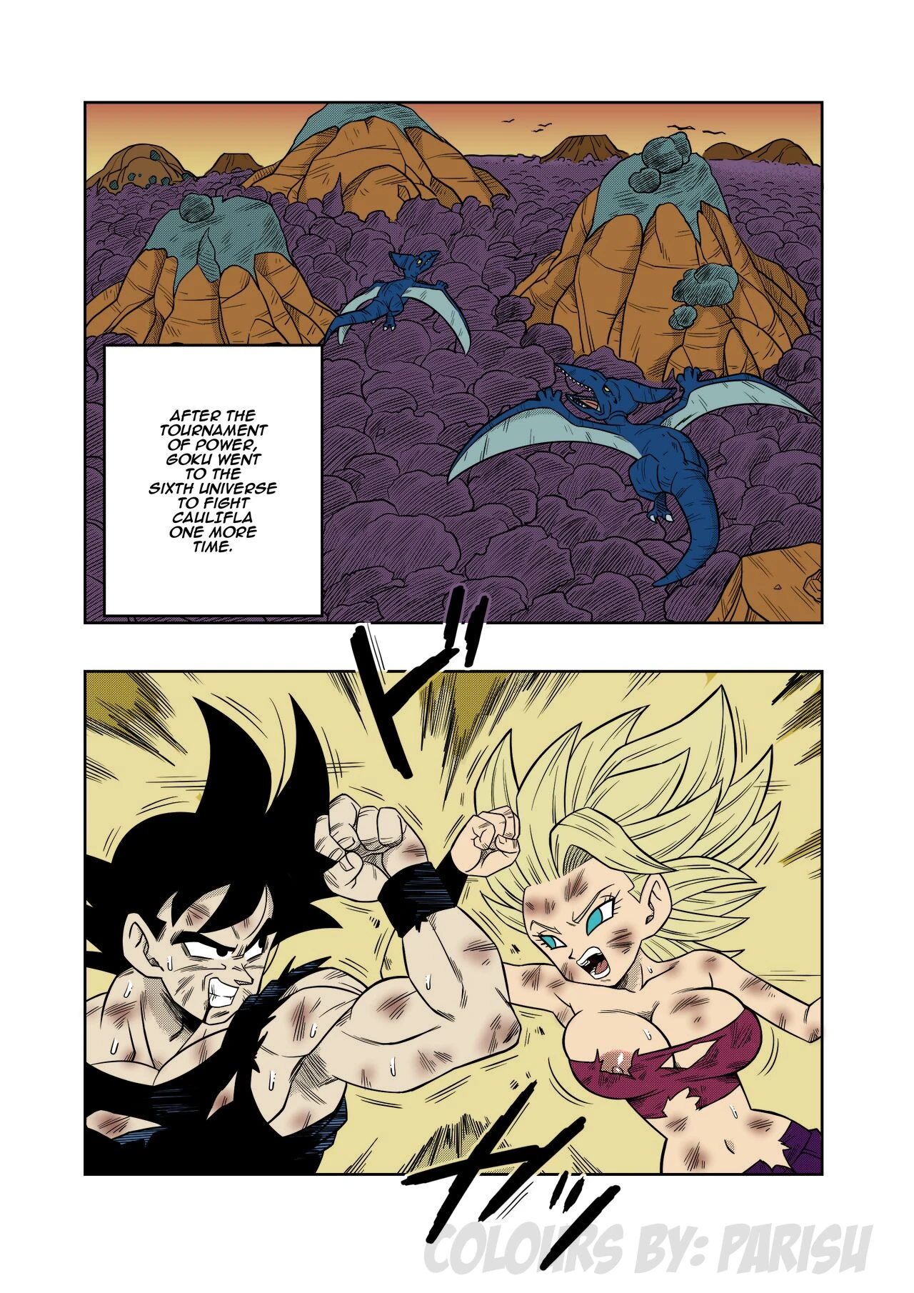 Fight in the 6th Universe!!! (Colored) porn comic picture 3