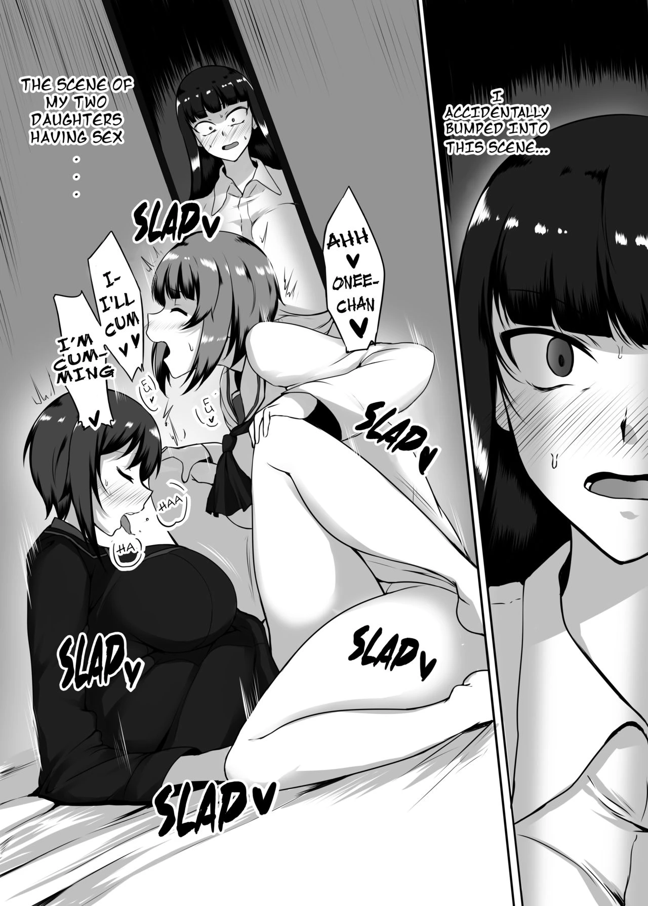 Fighting With Daughter's Dick porn comic picture 2