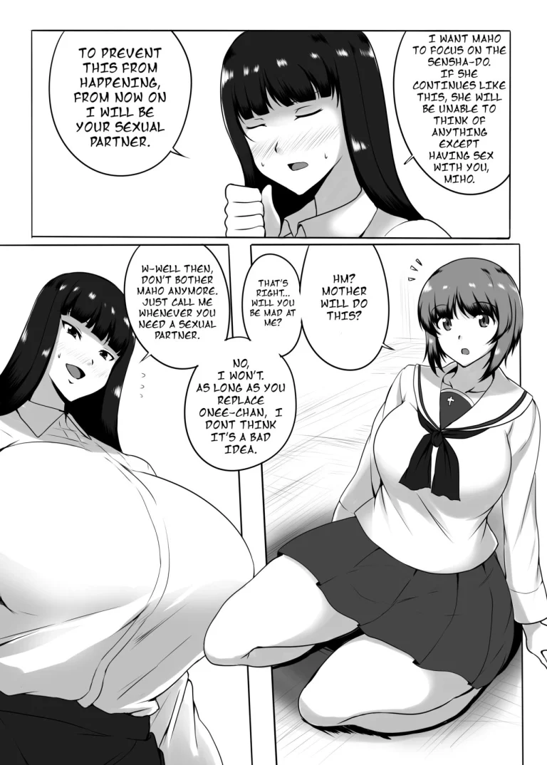 Fighting With Daughter's Dick porn comic picture 6