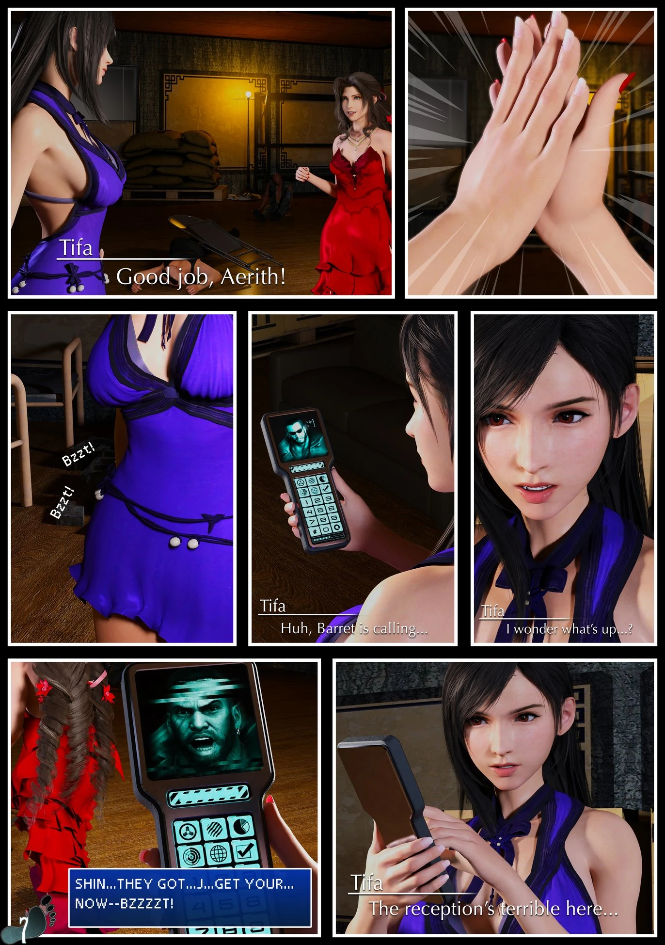 Final Feetasy VII Remake Chapter One porn comic picture 10