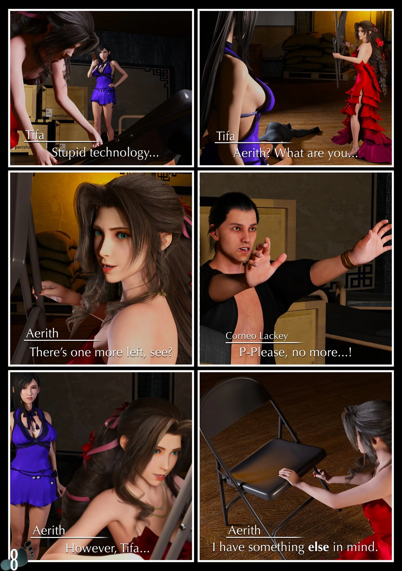 Final Feetasy VII Remake Chapter One porn comic picture 11