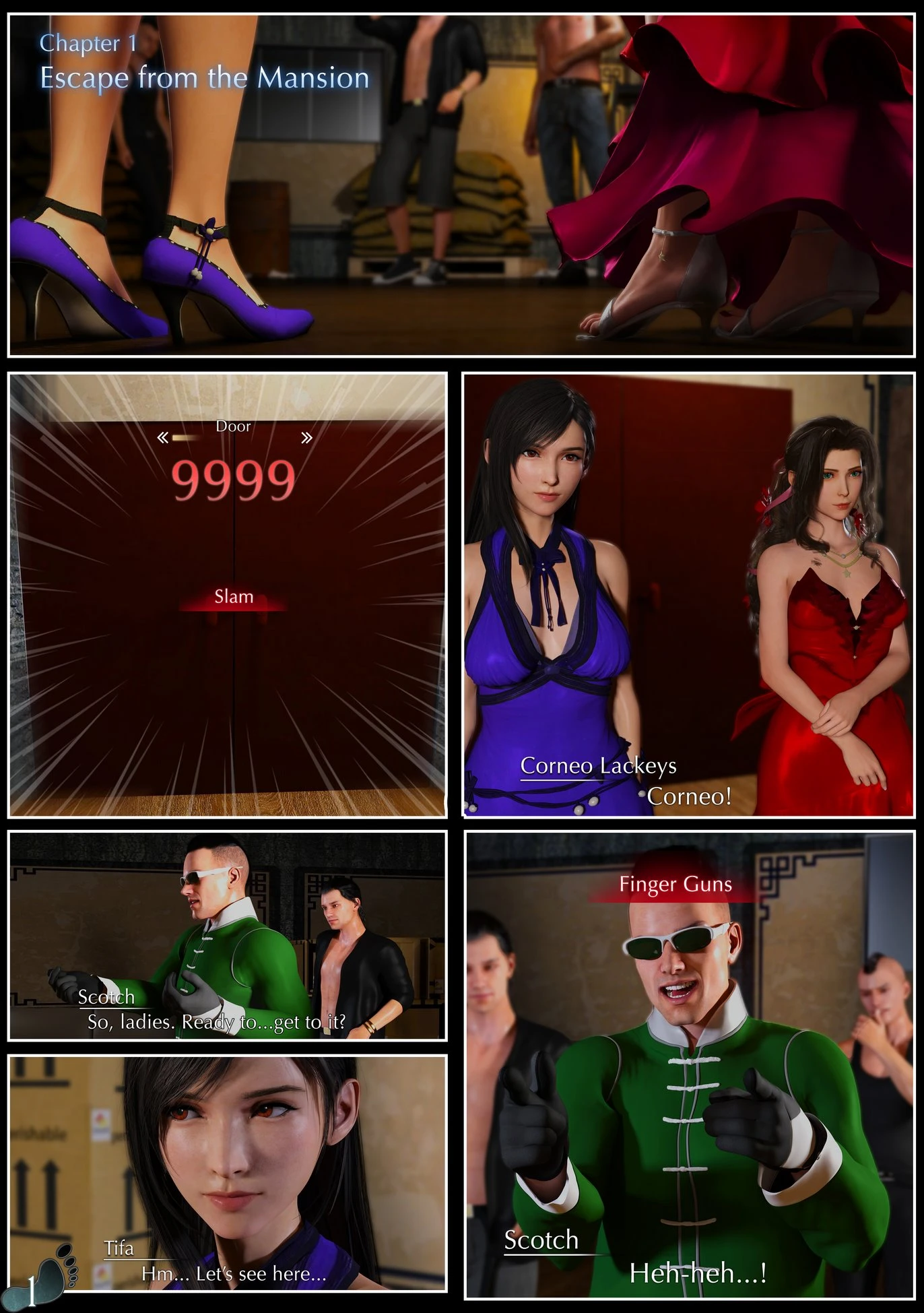 Final Feetasy VII Remake Chapter One porn comic picture 4