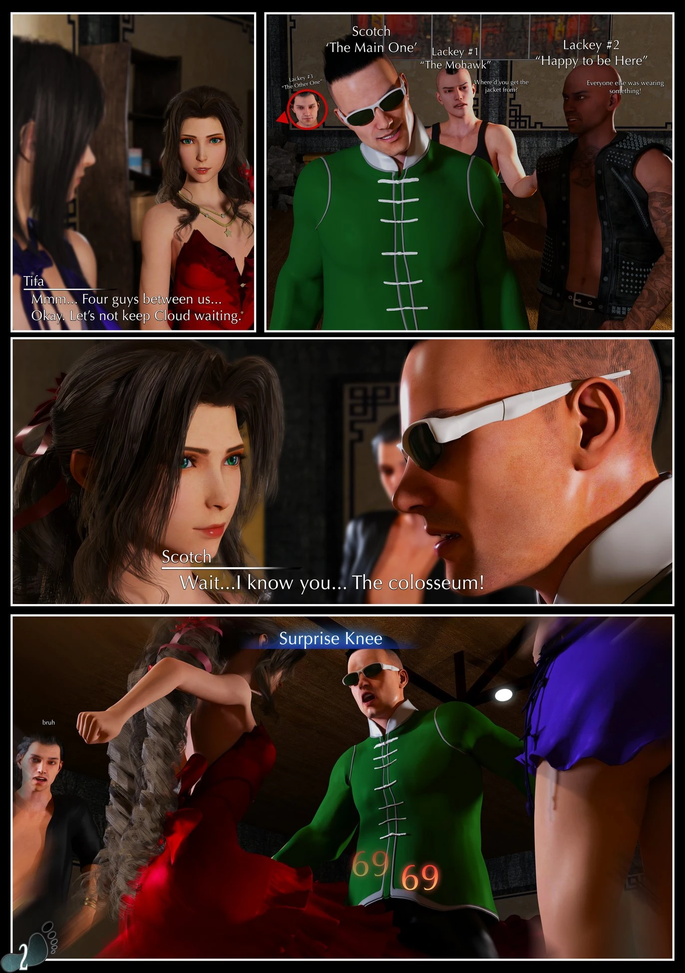 Final Feetasy VII Remake Chapter One porn comic picture 5