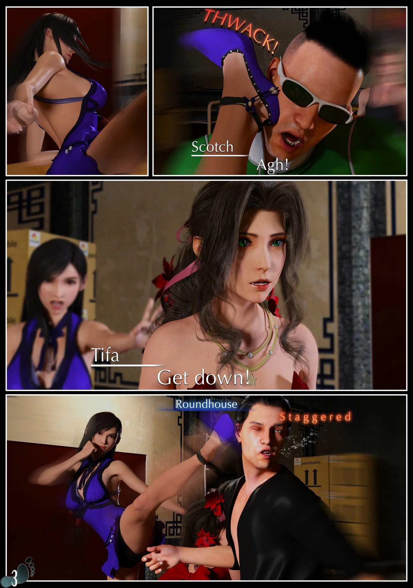 Final Feetasy VII Remake Chapter One porn comic picture 6