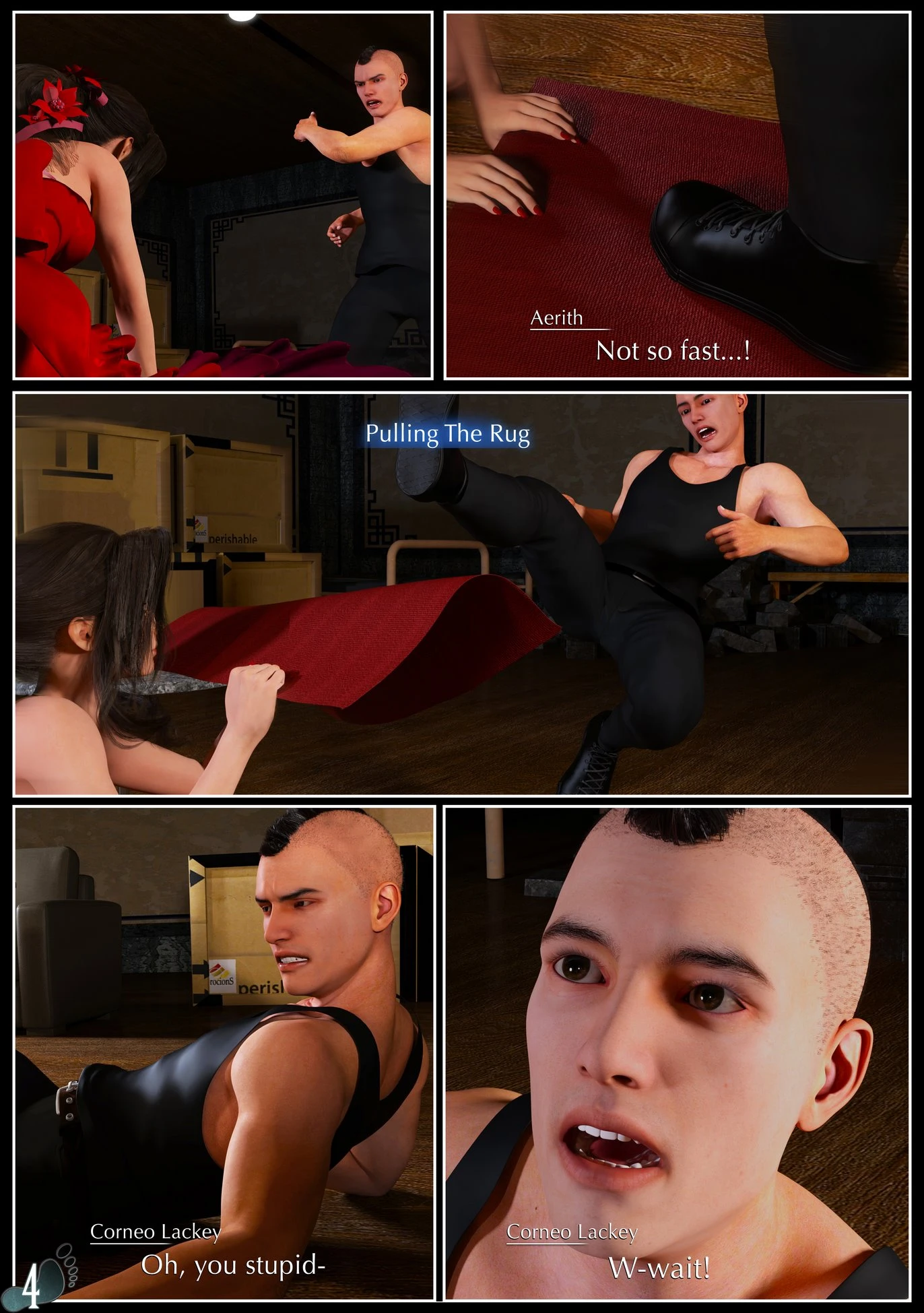 Final Feetasy VII Remake Chapter One porn comic picture 7