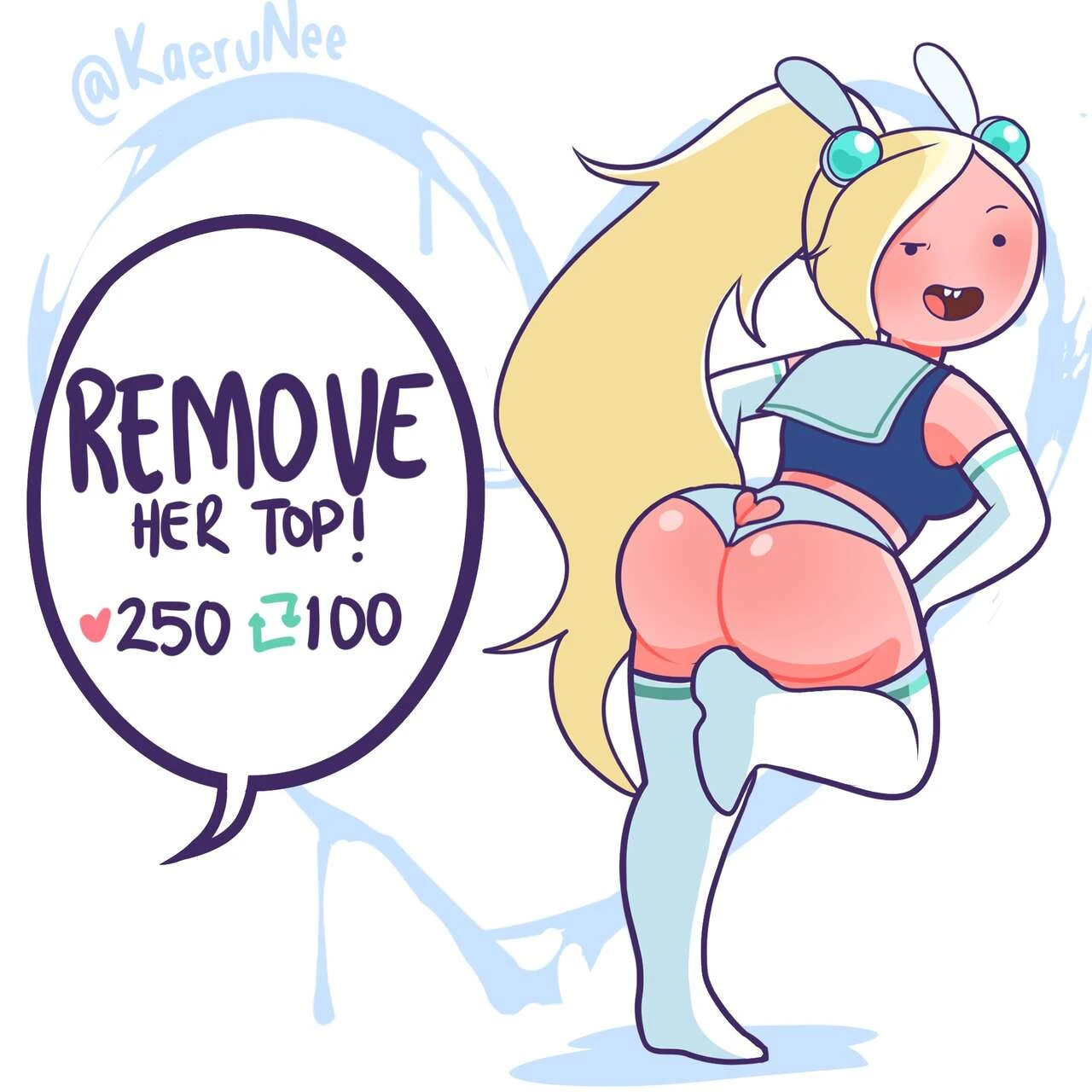 Fionna Campbell Stripgame porn comic picture 3