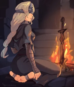 Fire Keeper porn comic picture 1