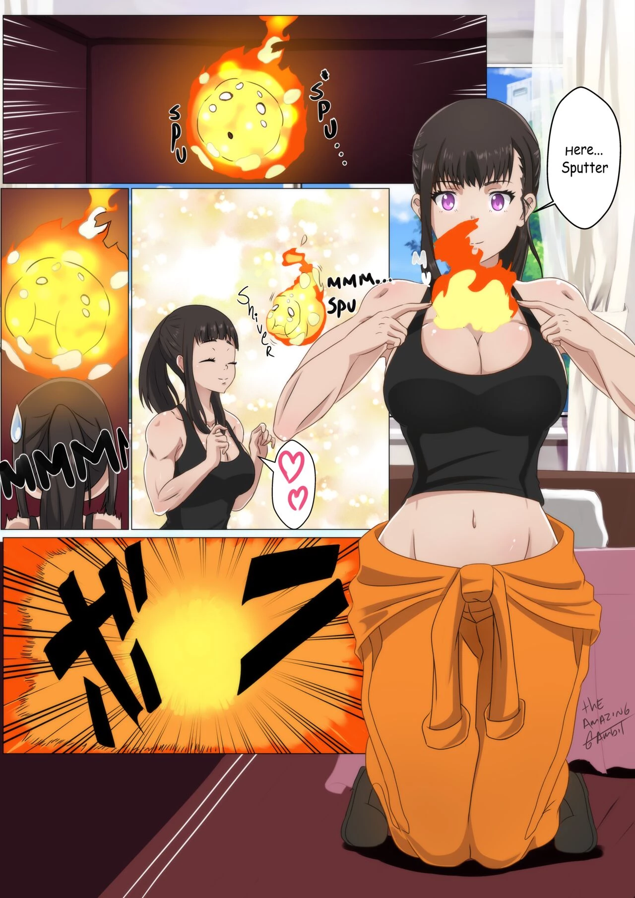 Fire Spirit Bodyswap porn comic picture 1