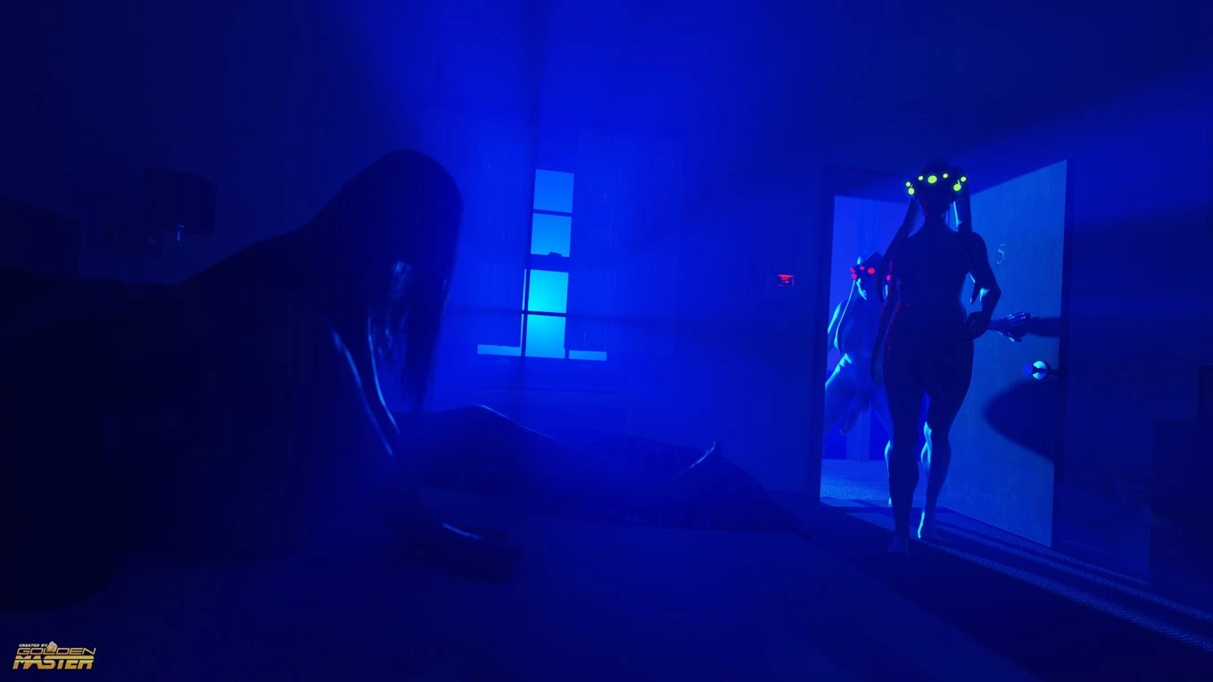 First Contact 2 - Aliens Motel porn comic picture 39