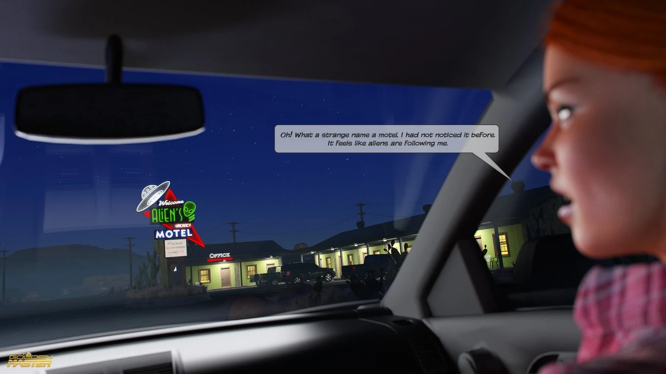First Contact 2 - Aliens Motel porn comic picture 5