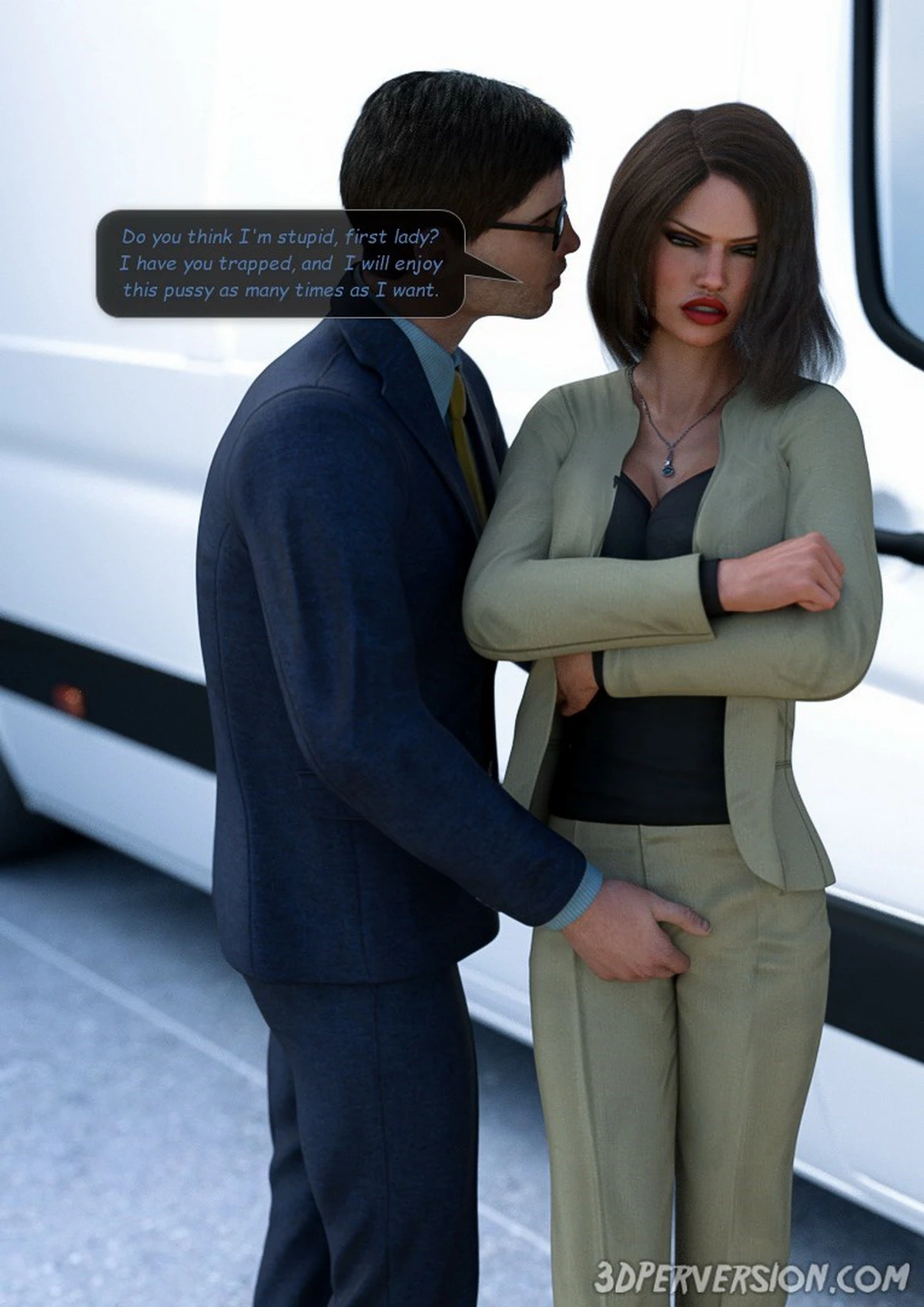 First Lady's Blackmail porn comic picture 9