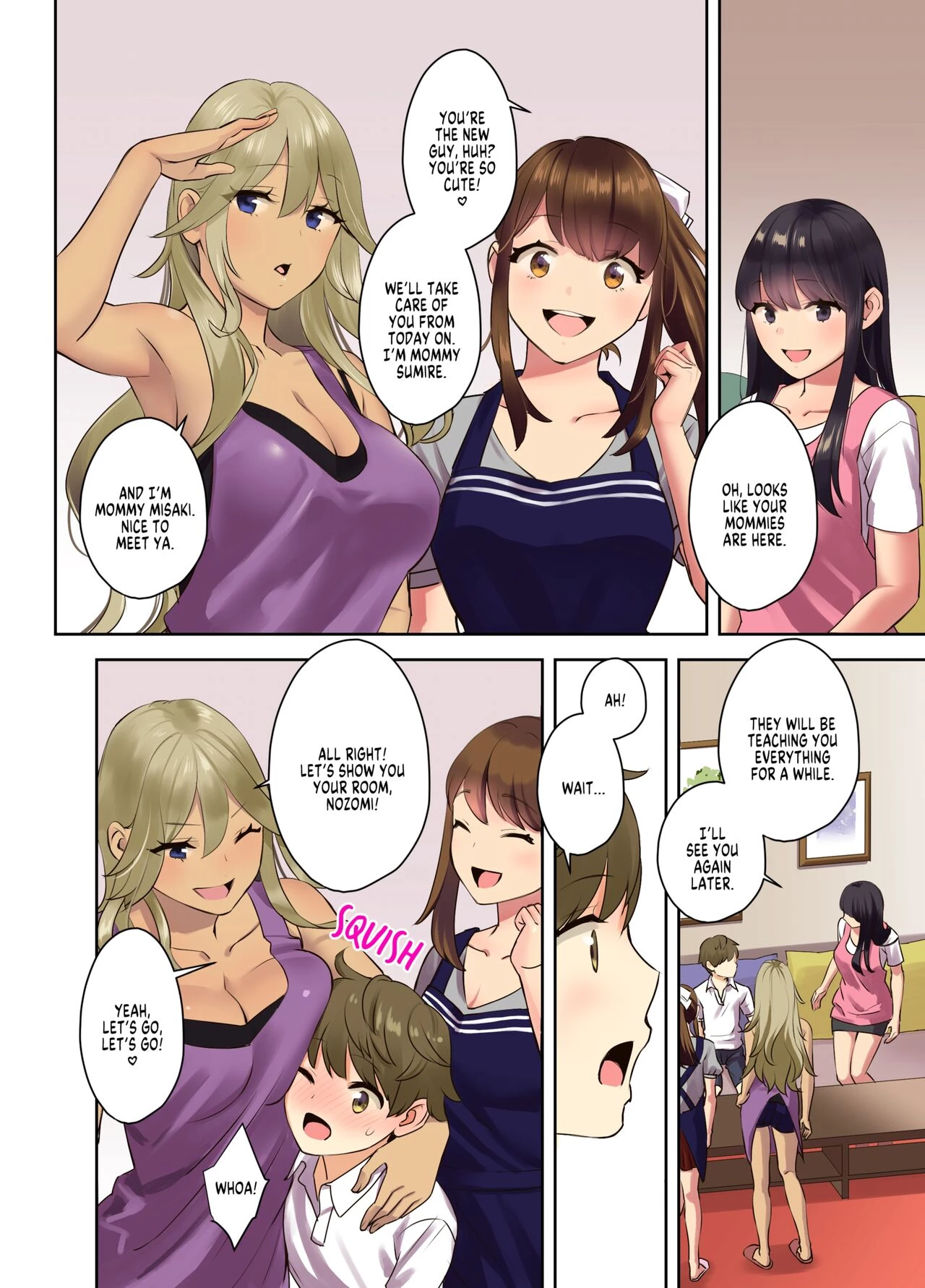 Fitness Training Camp with Sexy Older Ladies | Ecchi na Onee-san to Tairyoku Zukuri Gasshuku o Suru Hanashi. porn comic picture 10