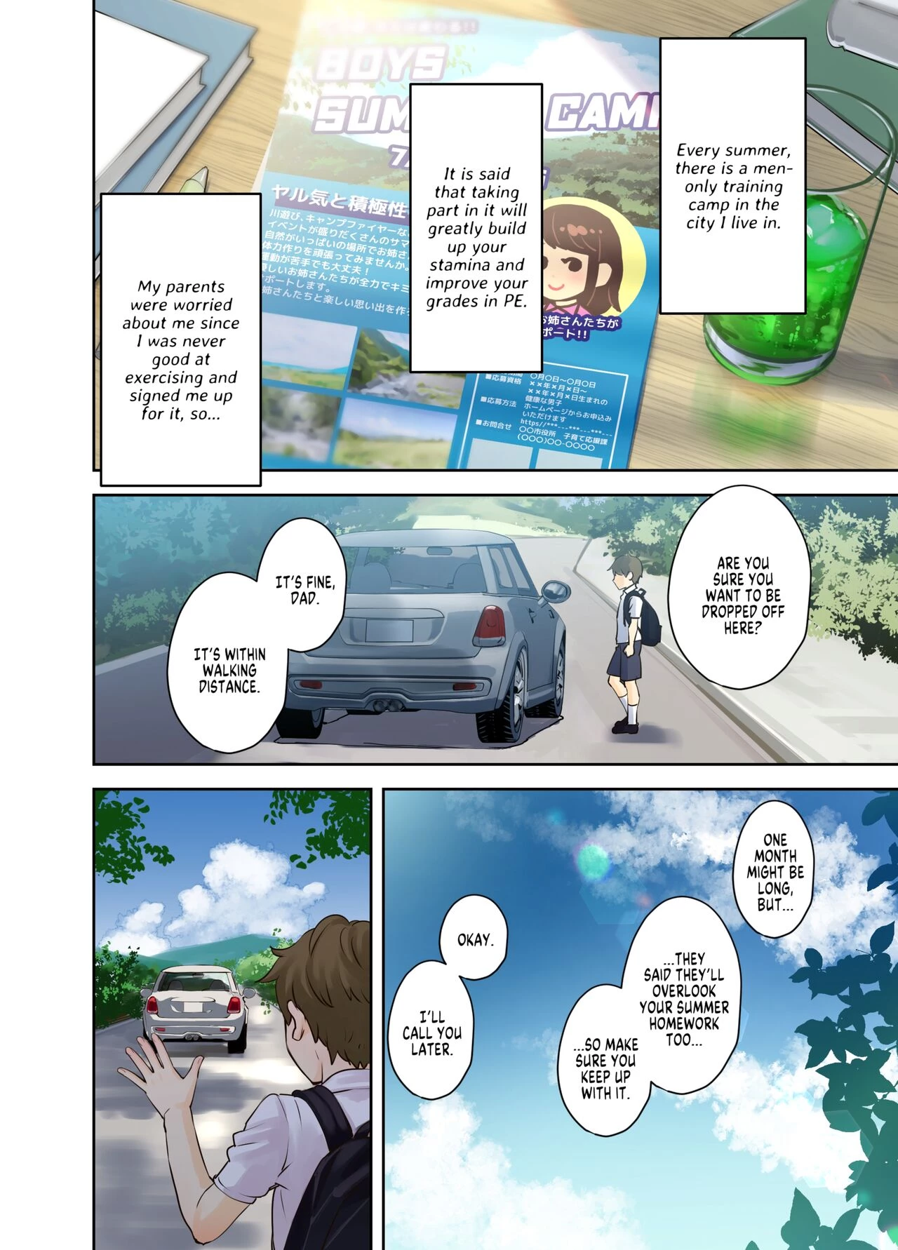 Fitness Training Camp with Sexy Older Ladies | Ecchi na Onee-san to Tairyoku Zukuri Gasshuku o Suru Hanashi. porn comic picture 2