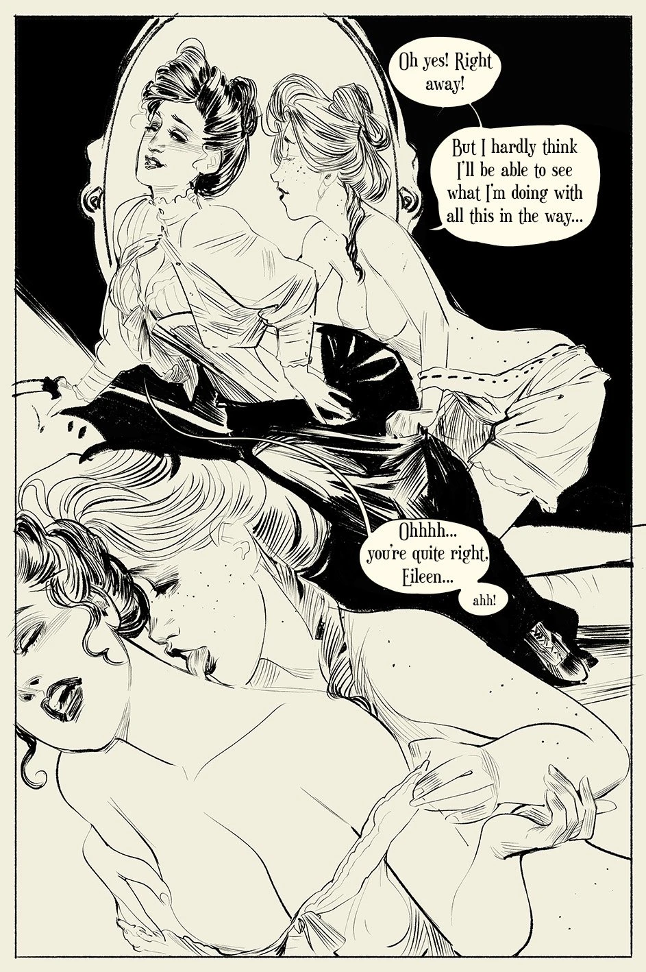 Fitting for a Lady porn comic picture 13