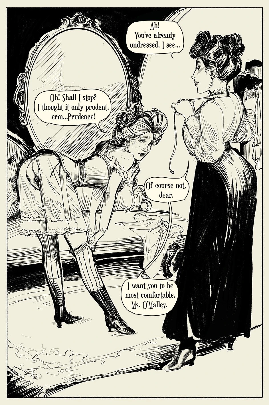 Fitting for a Lady porn comic picture 5