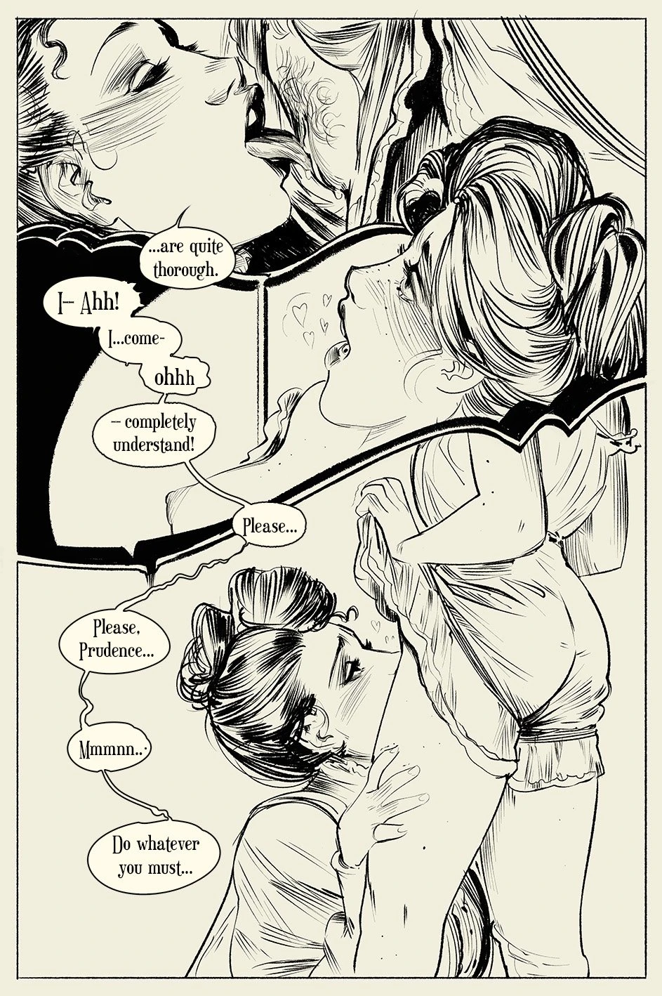 Fitting for a Lady porn comic picture 9