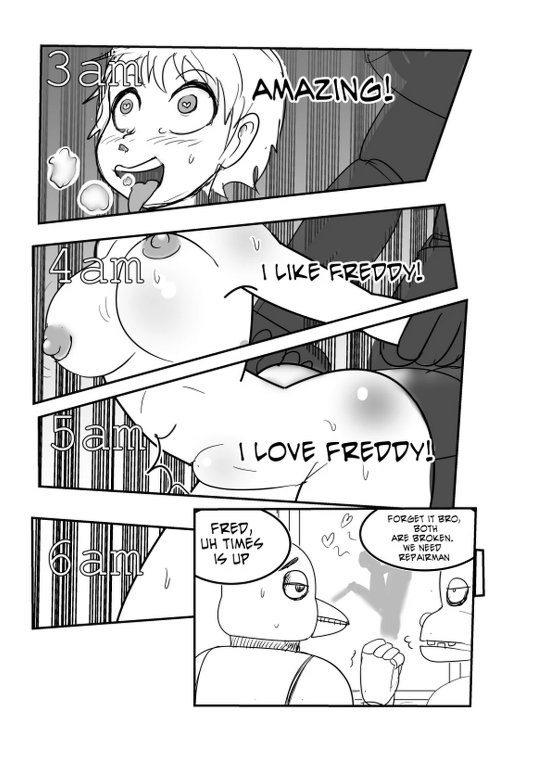 Five Nights At Freddy porn comic picture 5