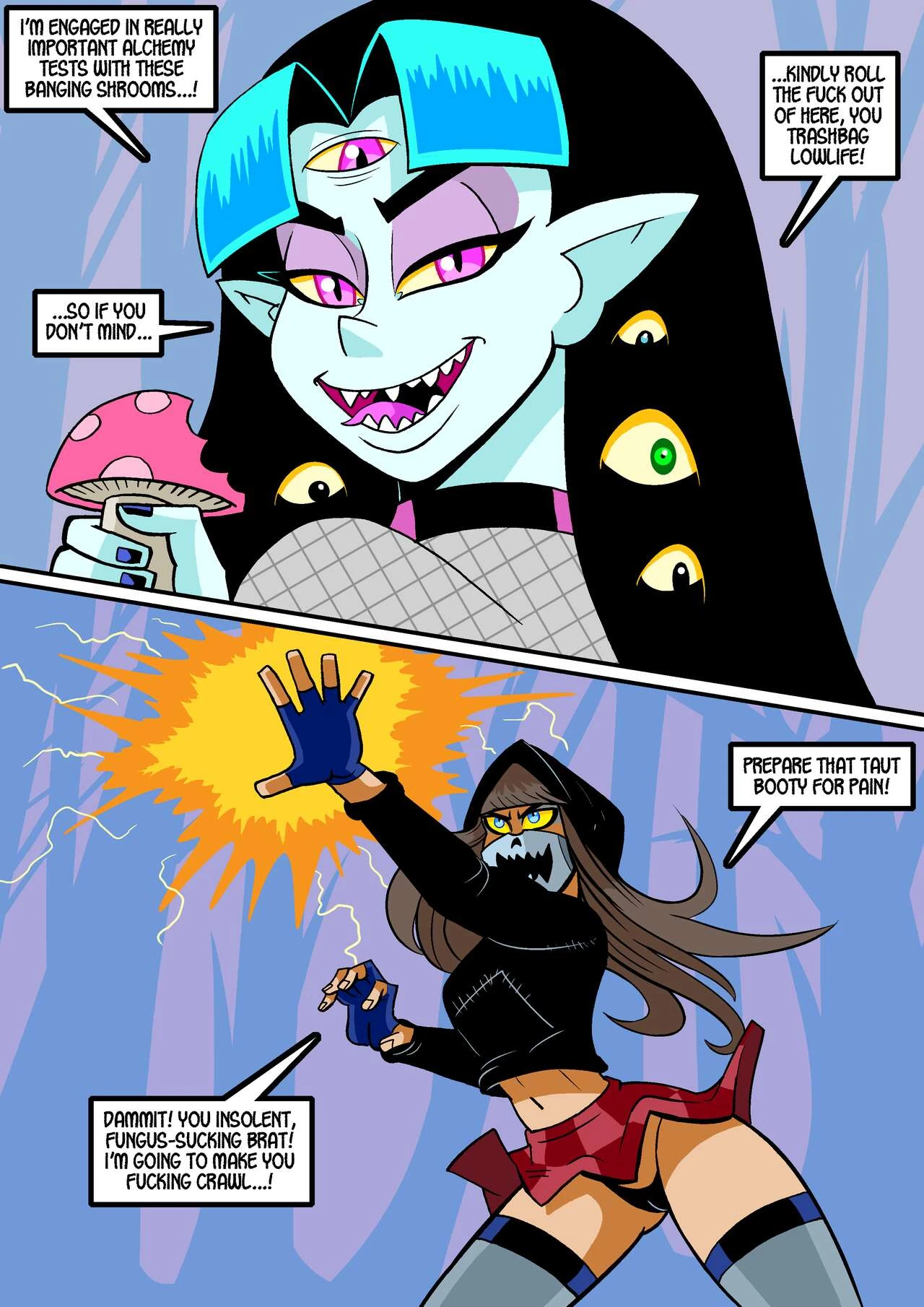 Flan Vs Gloom porn comic picture 3