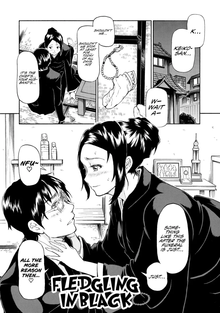 Fledgling in Black | Kokui no Hina porn comic picture 1