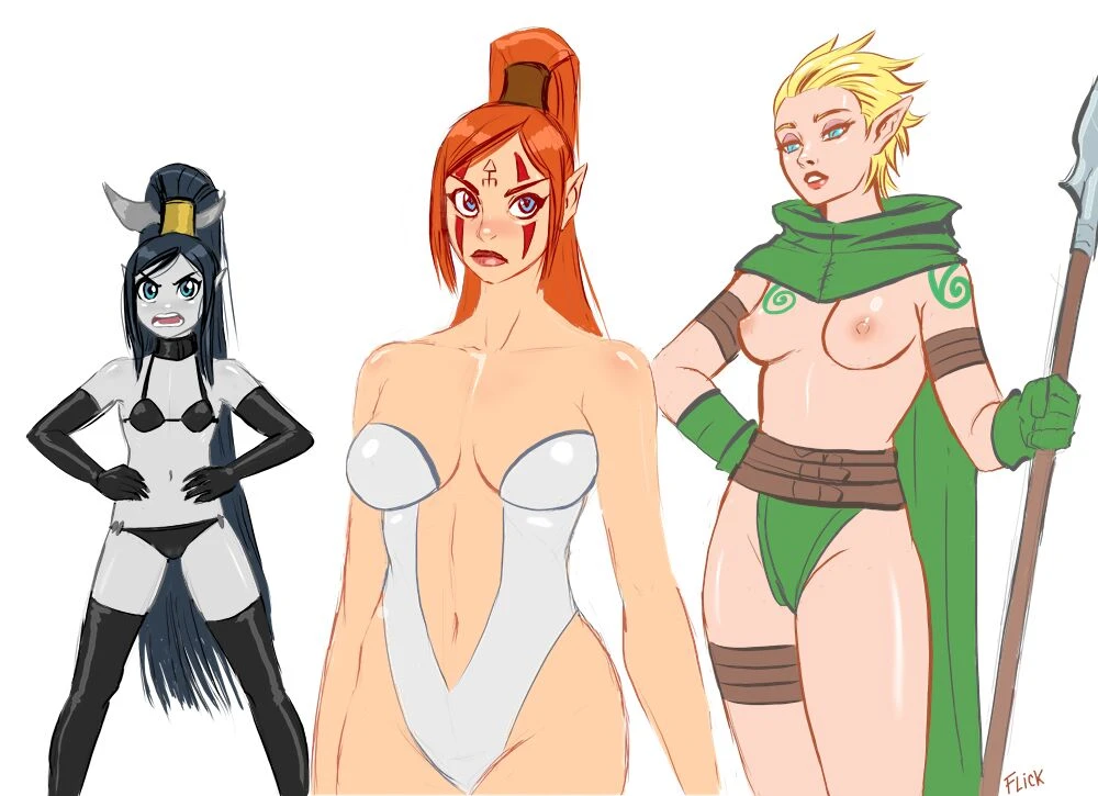 Flick Warhammer porn comic picture 1